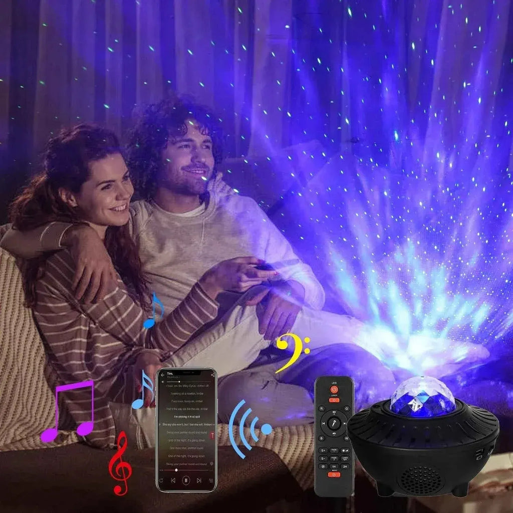 Galaxy Projector Starry Night Light | LED Aurora 3W Bluetooth Audio My Store