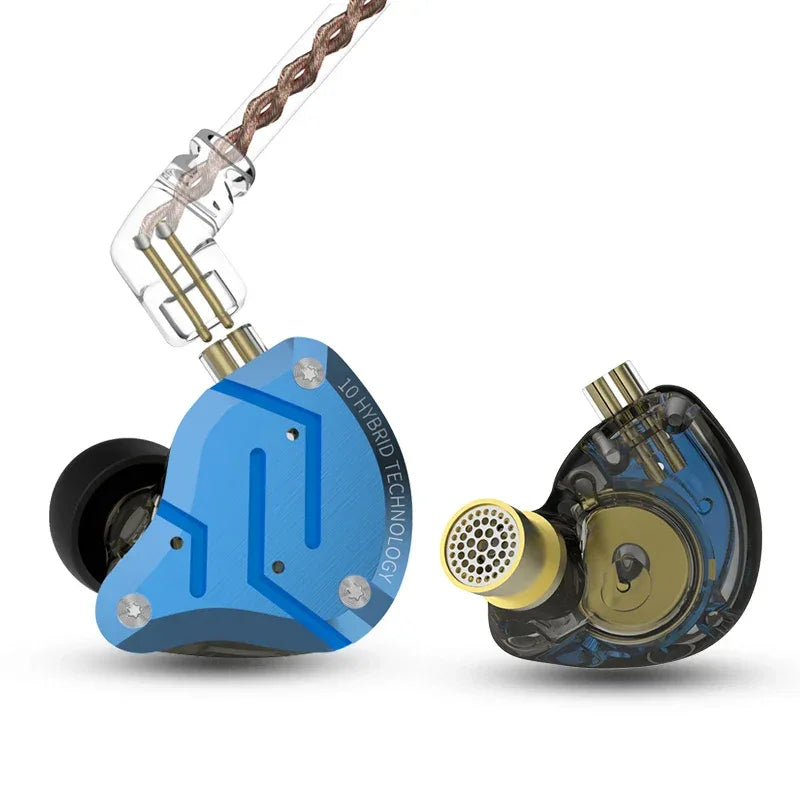 KZ ZS10 Pro 5-Driver Hybrid HiFi Wired Earbuds by Tidesmit Tidesmit