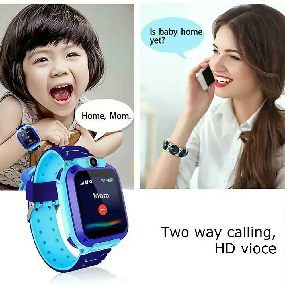 Kids Smartwatch with GPS Tracker & SOS - IP67 Waterproof Blue/Pink My Store