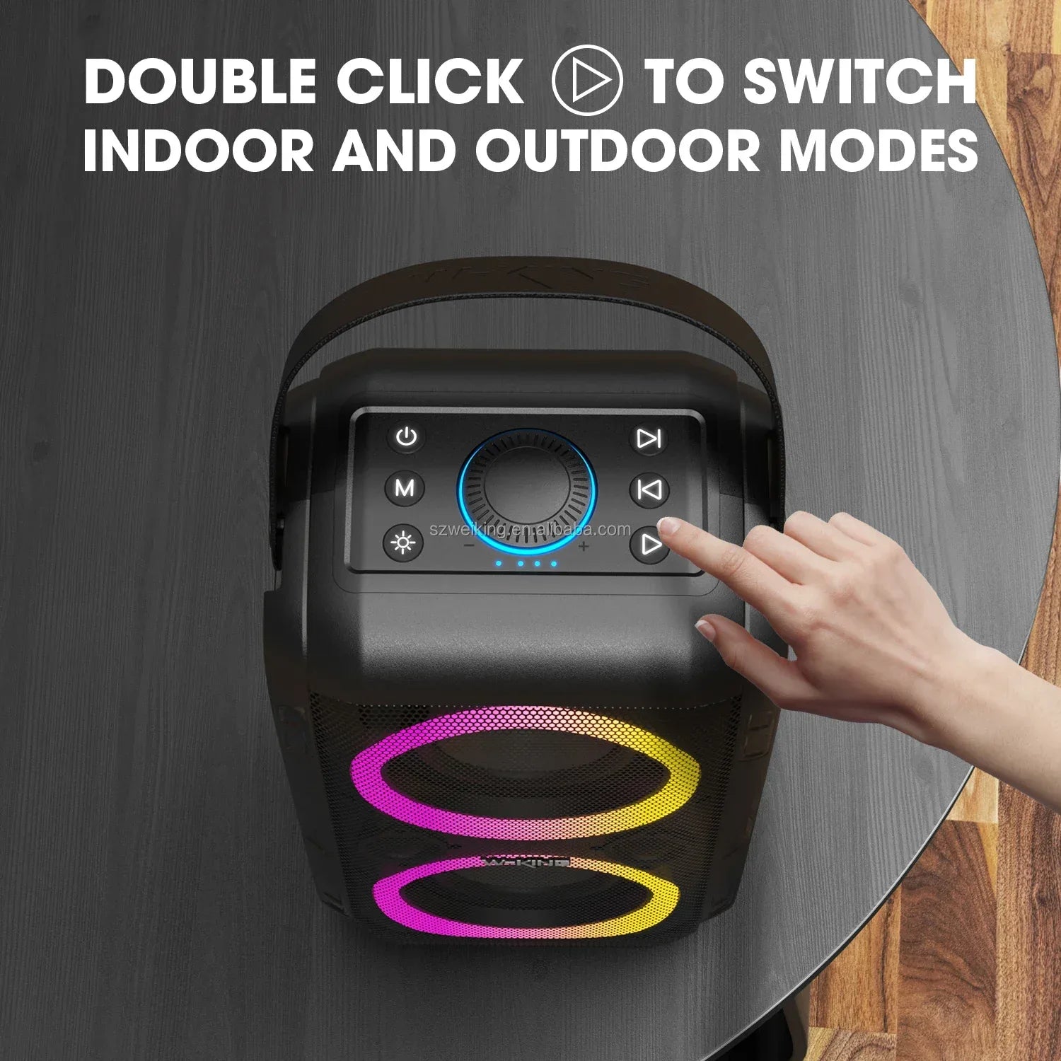 Portable Bluetooth Speaker 80W Wireless Audio - 360 Sound Party Boombox My Store