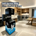 Self Service Shoe Washer & Dryer Commercial Automatic Shoe Cleaning Machine for Hotel Apartment Campus Factory