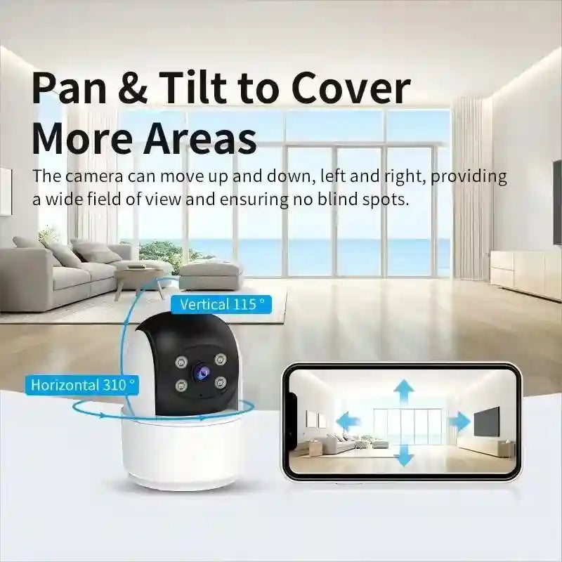 Indoor WiFi Security Camera 1080P FHD - Smart Wireless Baby Monitor Tidesmit