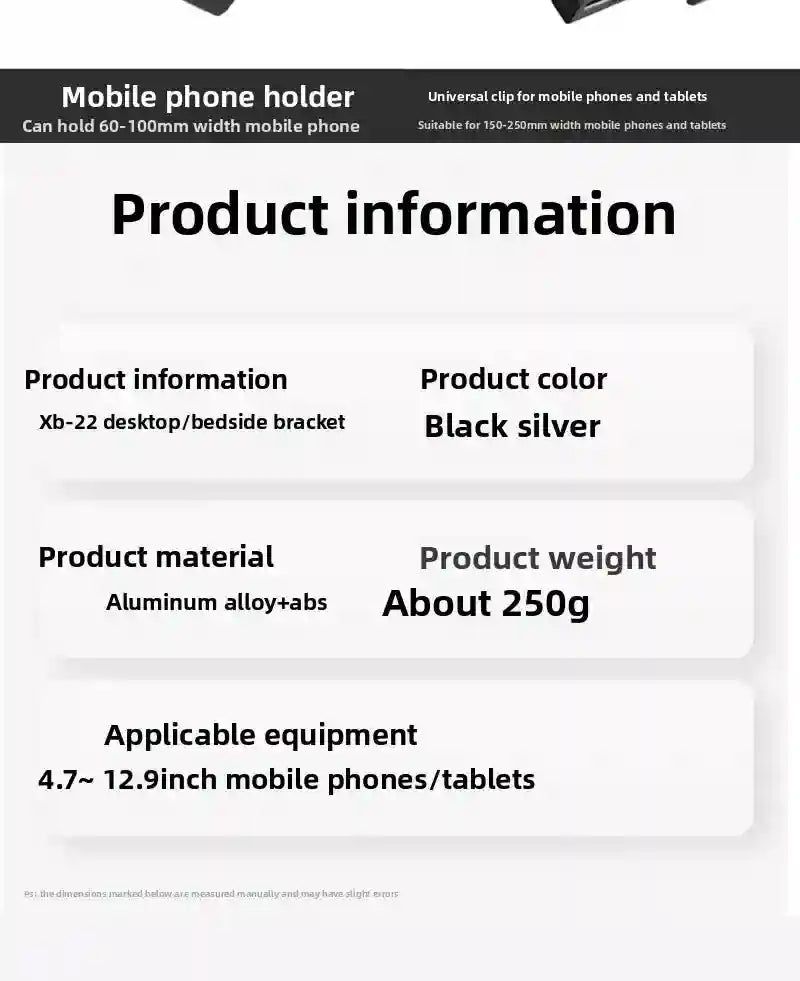 Smart Tracking Phone Stand: Rotating Desktop Holder for Home & Office Tidesmit