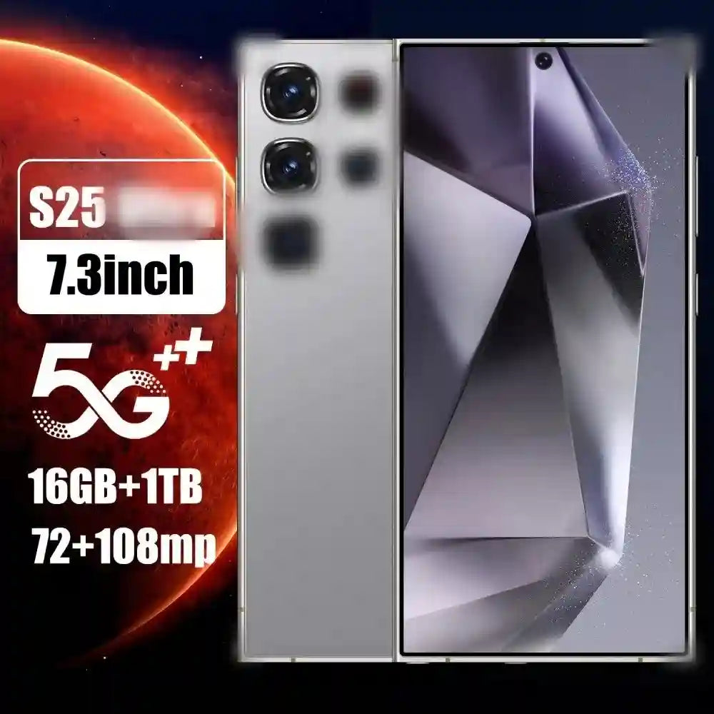 Tidesmit 7.3 Inch 5G Smartphone, 16GB RAM 1TB Storage, Unlocked Mobile Tidesmit