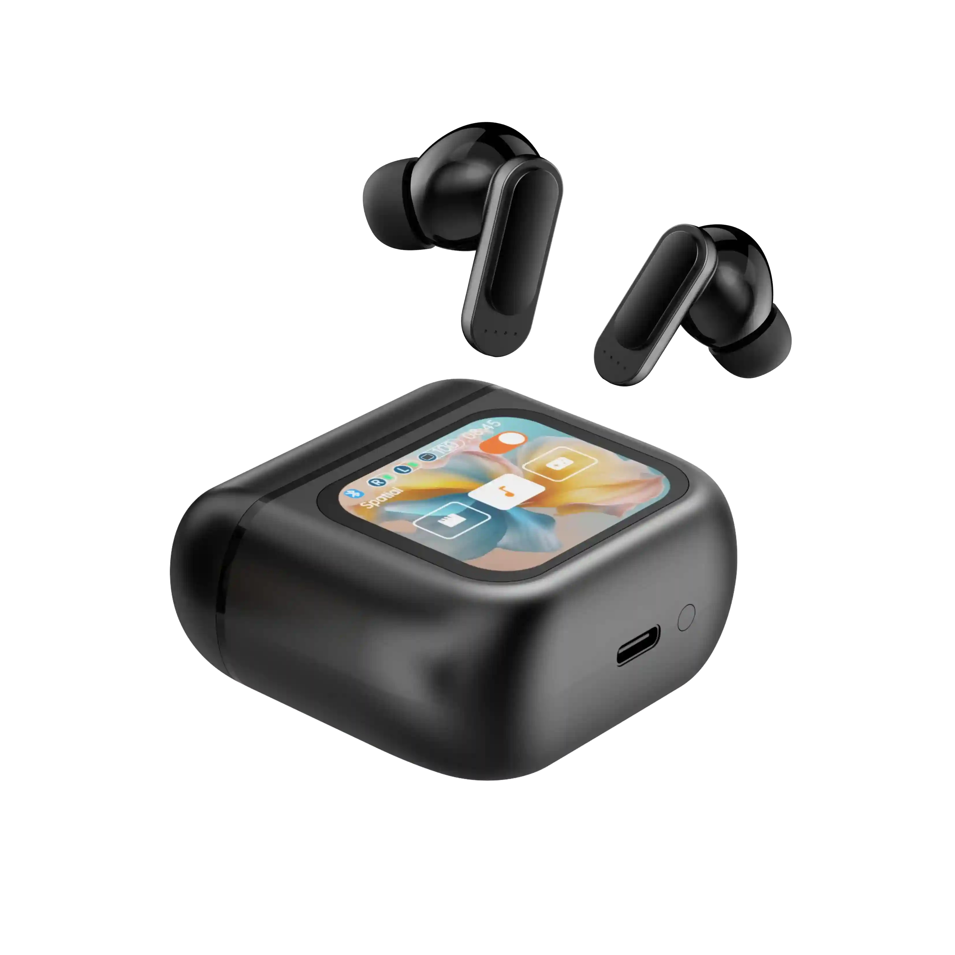 Tidesmit M79 Wireless Earbuds with LCD Touch Screen ANC TWS Tidesmit