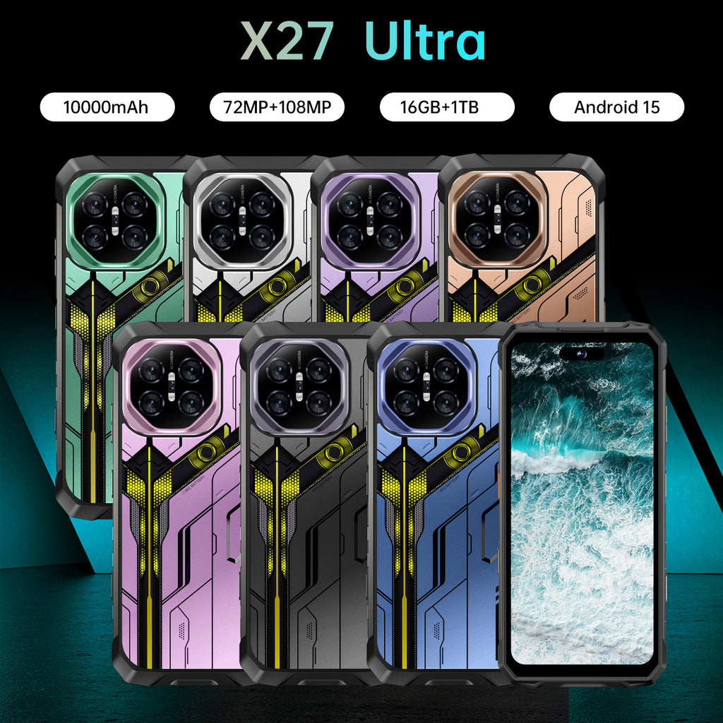 Nfc Waterproof Original X27 ultra 7.3 Inch 12GB + 1tGb Smartphone 10-core Celulares Unlocked Mobile Phone 5g