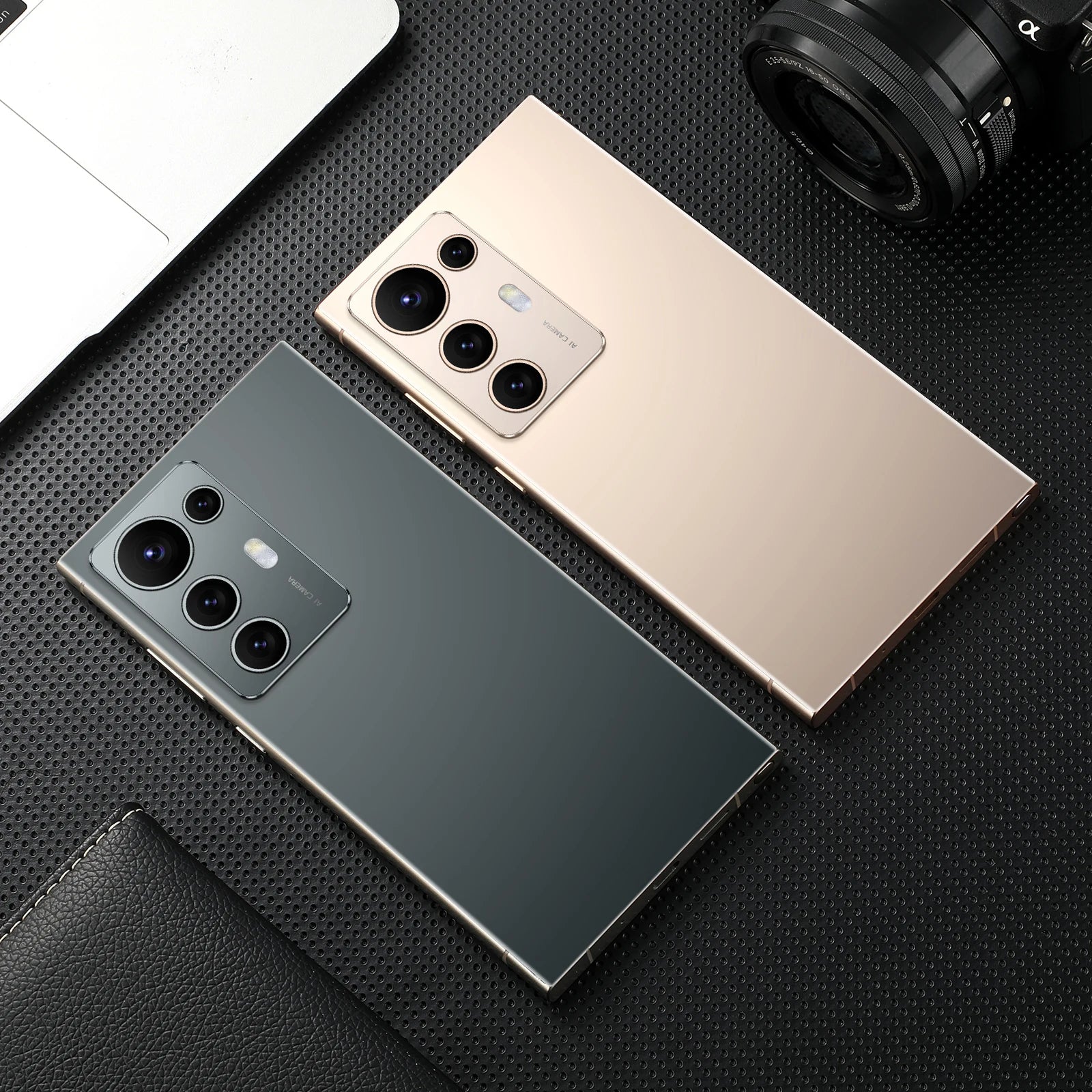 Tidesmit 5G Smartphone, 7.3-inch AMOLED, 108MP Camera, 256GB, Unlocked Tidesmit