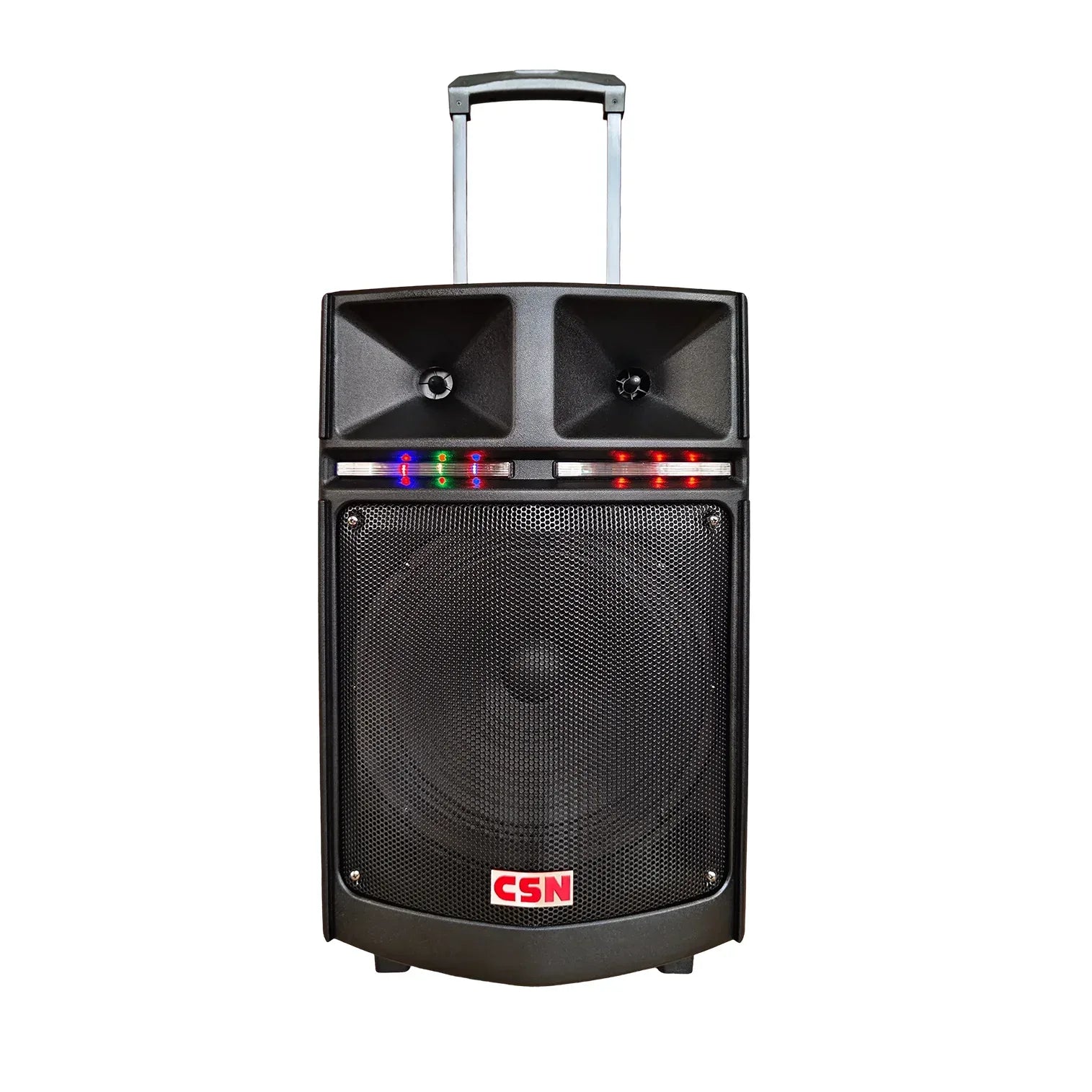 15 Inch Portable Bluetooth Trolley Speaker - CSN-1501 Plastic Cabinet My Store