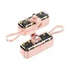 5000mAh Portable Fast Charging Power Bank with LED Display 5000mAh Pink(TYPE-C Plug) Tidesmit