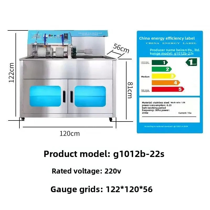 Professional Commercial Shoe Cleaning Machine Automatic Sneakers Washing Dryer Sterilizer for Shoe Store and Laundry