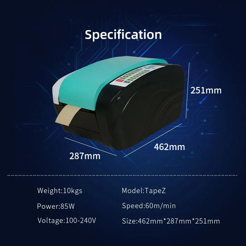 ULINEpak electric gummed paper tape machine for packaging