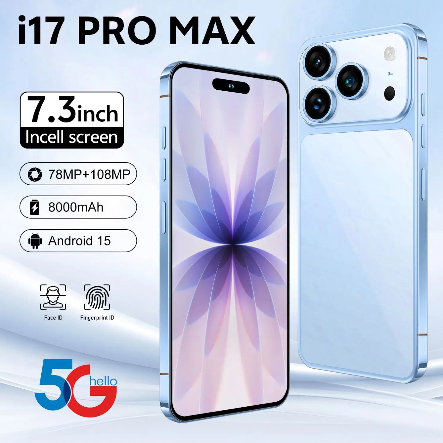 2026 Model 17 Pro Max Custom Edition US Version Global Version Brand New Unopened 5G Smartphone, 16GB RAM 6.9 Inch 256GB/512GB/1