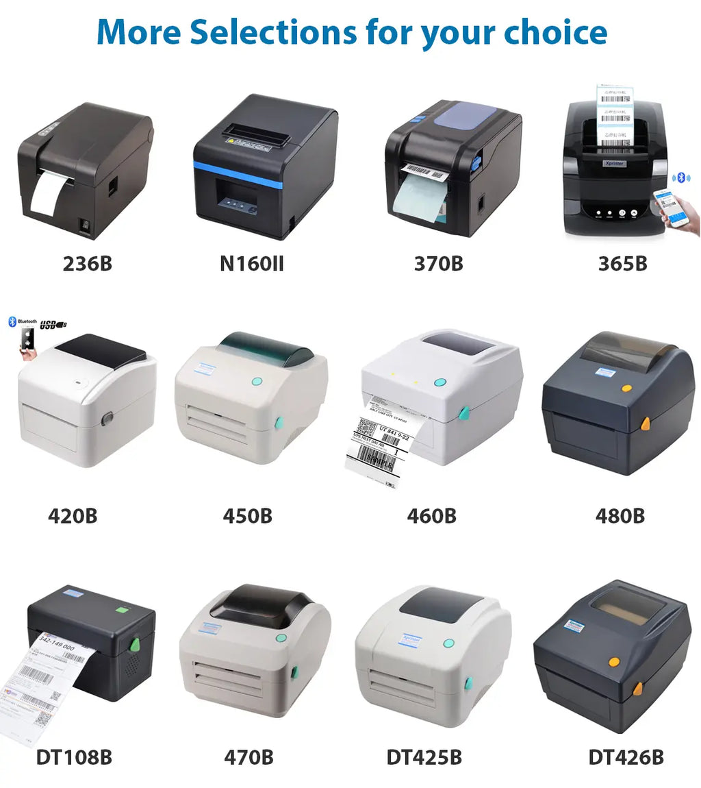 New Xprinter XP-365B Printer 80mm Thermal Barcode Price Printer Launch Thermal Printer USB or Bluetooth Interface Ticket Printer