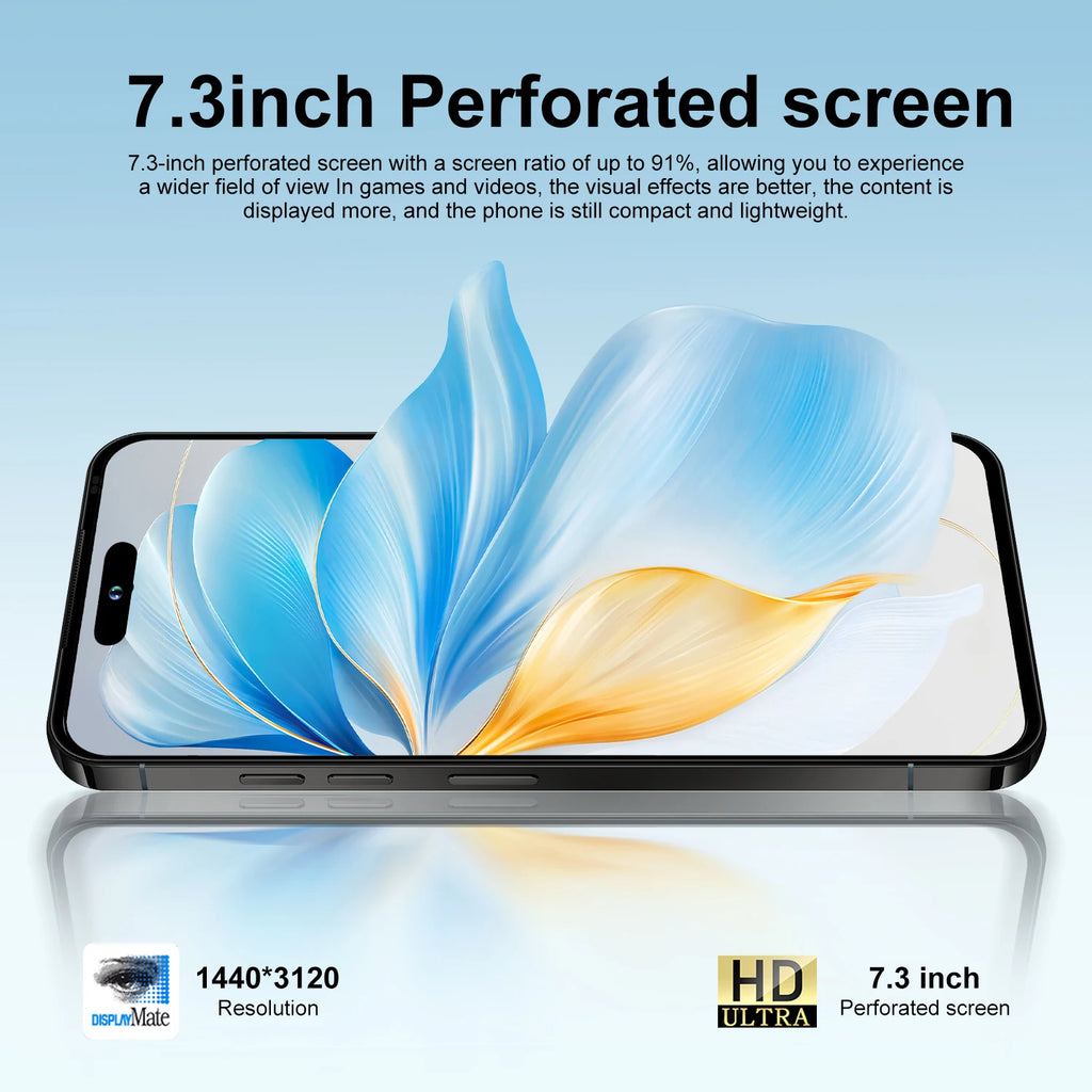 5G Smartphone 7.3-Inch AMOLED 16GB RAM 1TB – Tidesmit Unlocked Phone Tidesmit