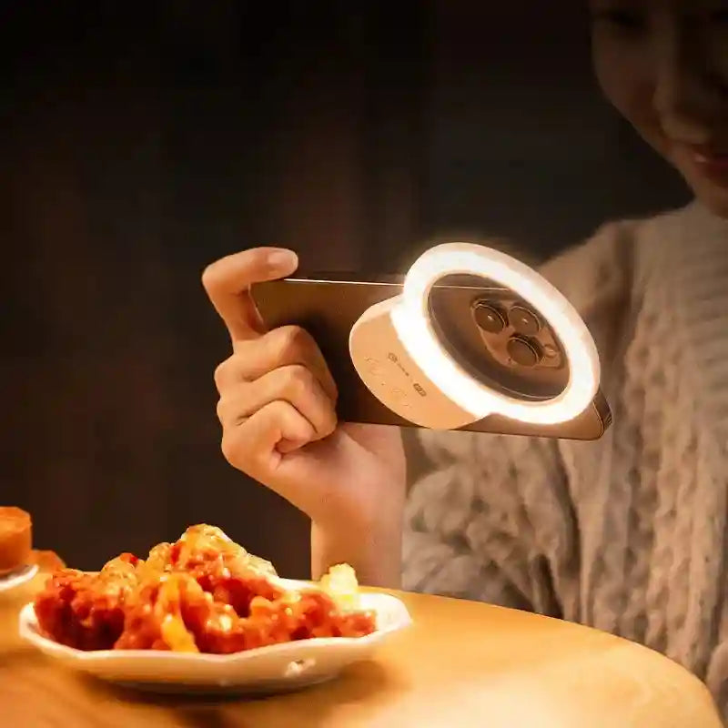 Mini Phone Fill Light K23: Portable LED for Content Creation Tidesmit