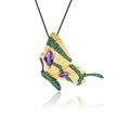TIANSHE Designer Women's Pendant Dual-Purpose Butterfly Brooch Design High-end Vintage S925 Pure Silver Jewelry