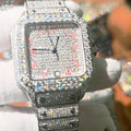 Wholesale Factory VVS Moissanite Diamond Watches Arabian Studded Wrist Iced Out Watch for Gift Hip Hop Iced Out Brand Watches