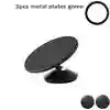 Magnetic Phone Holder for Gym - Aluminum Dual Magnet Mount Aluminum+Silicone+Magnet Black Tidesmit
