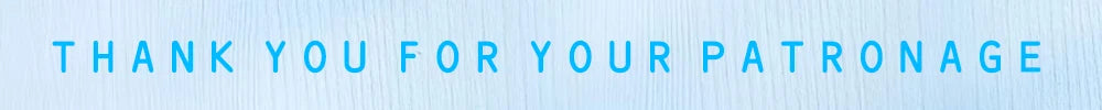 Thank you for your patronage banner