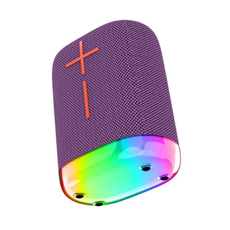 Portable Bluetooth Speaker with Bass Boost and Waterproof LED Design My Store