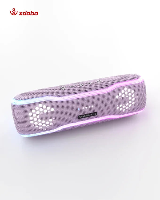Portable Bluetooth Speaker 30W Waterproof IPX7 RGB LED - Black My Store