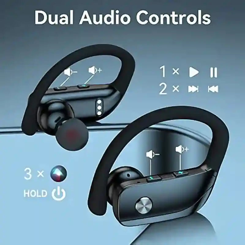 Wireless Gaming Earbuds With Mic T16 – Tidesmit Sport Fit Black Tidesmit