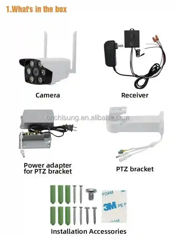 WiFi Video Camera for Automatic Gate Operators - 1080p Smart Security Tidesmit
