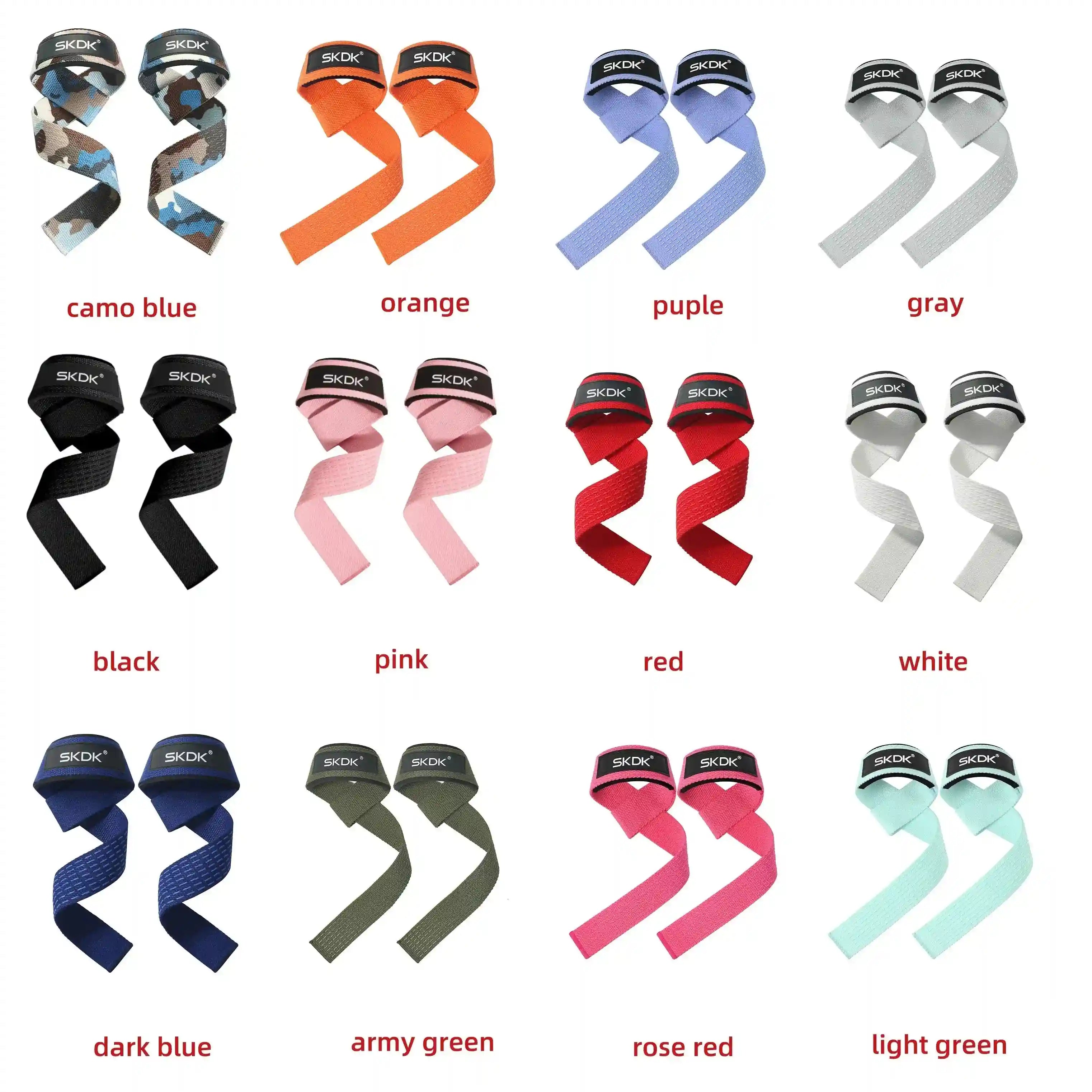 Weight Lifting Wrist Straps for Deadlifts - Adjustable Support 55cm Tidesmit