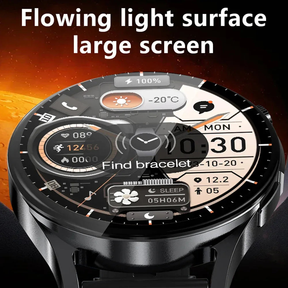 Smartwatch Fitness Tracker with Heart Rate Monitor & GPS - Silver/Black My Store