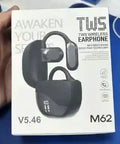 Noise Cancelling Earbuds with LED Display by Tidesmit Black Tidesmit