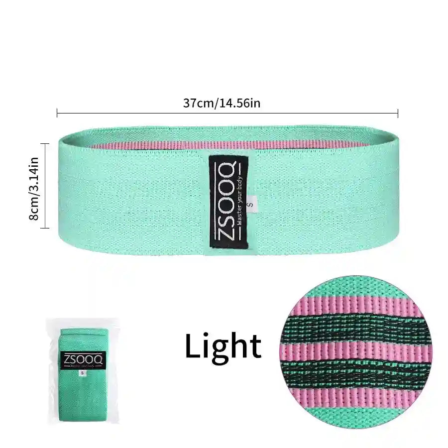 Barbell Pad Set with Carry Bag - 7 Piece Home Gym Accessory fabric band green(Light) Tidesmit
