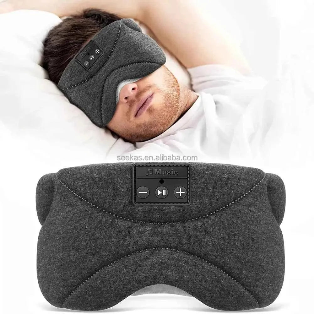 Bluetooth Sleep Headphones Mask SK-29F with Ultra-Thin Speakers - Gray My Store
