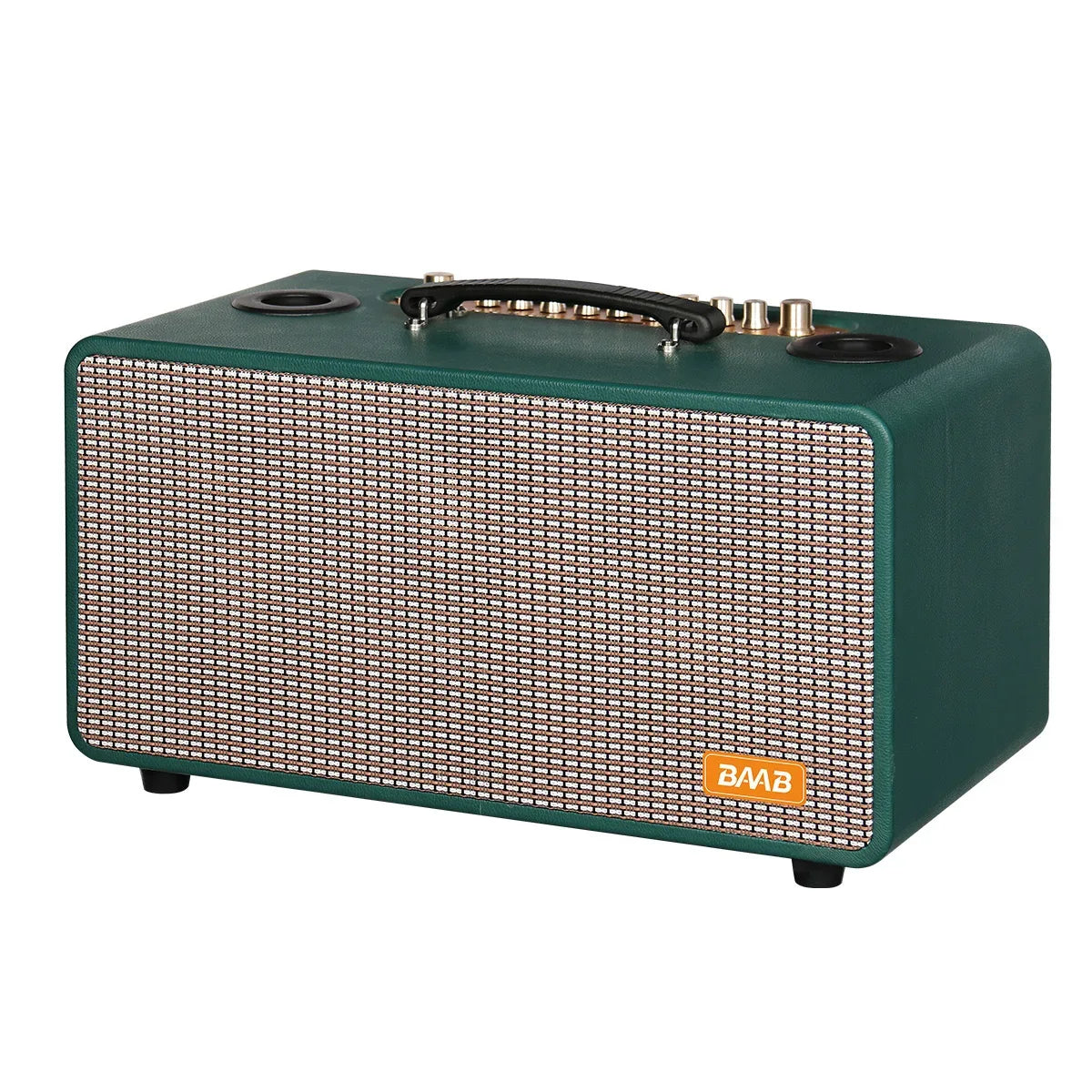 Wireless Wooden Karaoke Speaker with RGB Bass Woofer - Grass Green Grass Green My Store