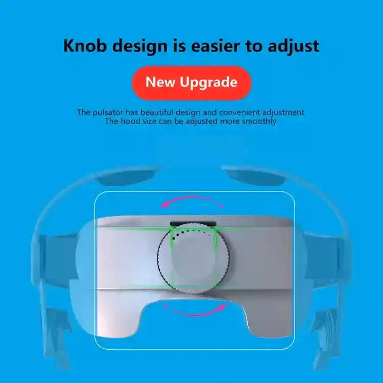 Adjustable VR Headset Headband for Meta Quest 2 Comfort Strap Tidesmit