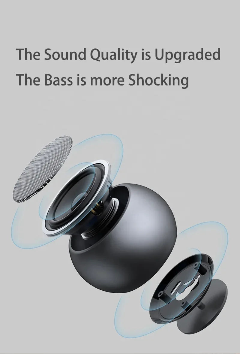 Portable Bluetooth Speaker with 360 Sound & Bass Boost - Compact Audio My Store