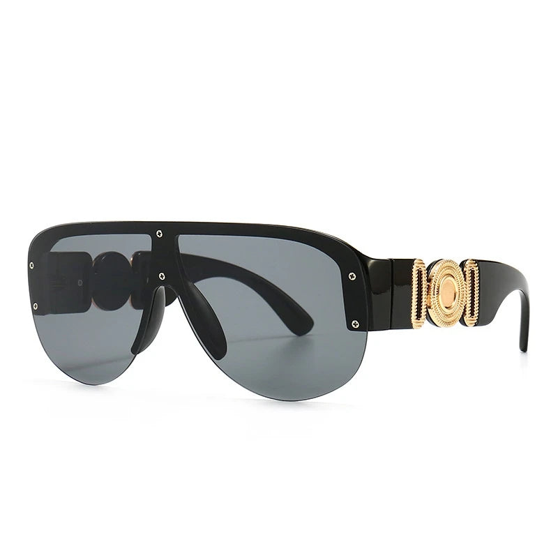 Superhot Eyewear 49300 Oversized One-Piece Sunglasses UV400 Luxury Frame for Unisex 2025 Styling