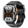 4G Android Smartwatch with Dual Camera, GPS, and Fitness Tracker - Silver Black PGD My Store