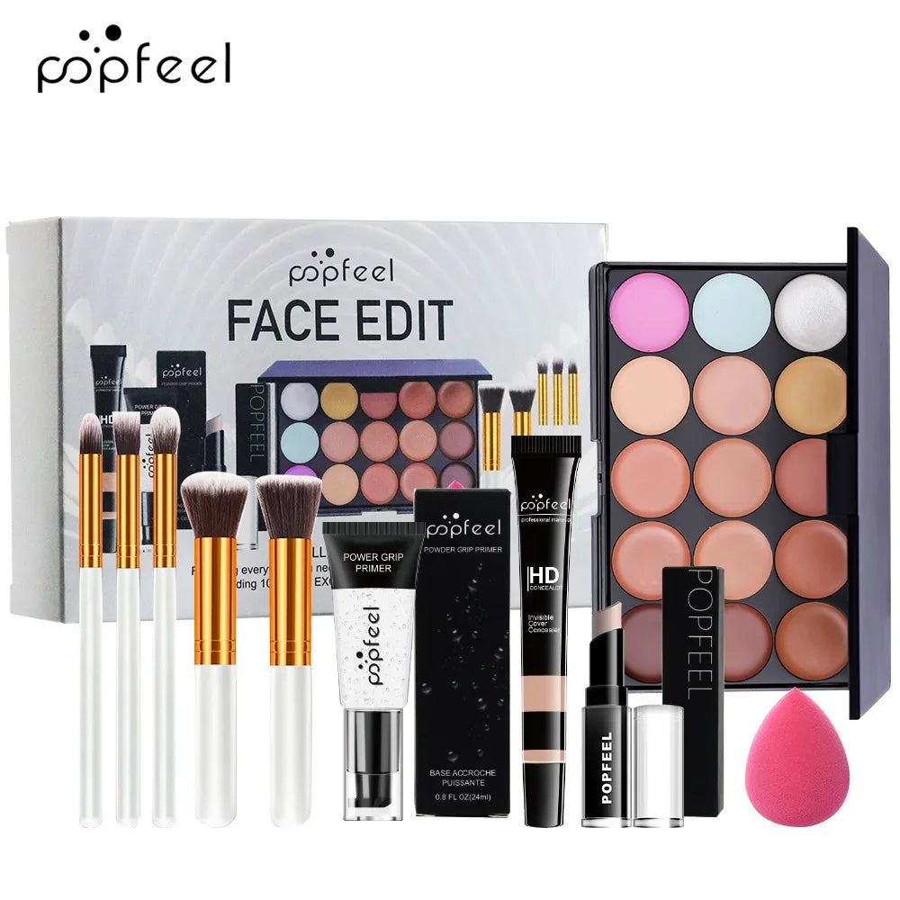 Professional Makeup Kit – All-in-One Salon-Quality Eyeshadow & Lipstick Set Professional Makeup Kits SET008A Tidesmit