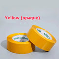 Opaque yellow packing tape rolls, self-adhesive carton sealing tape