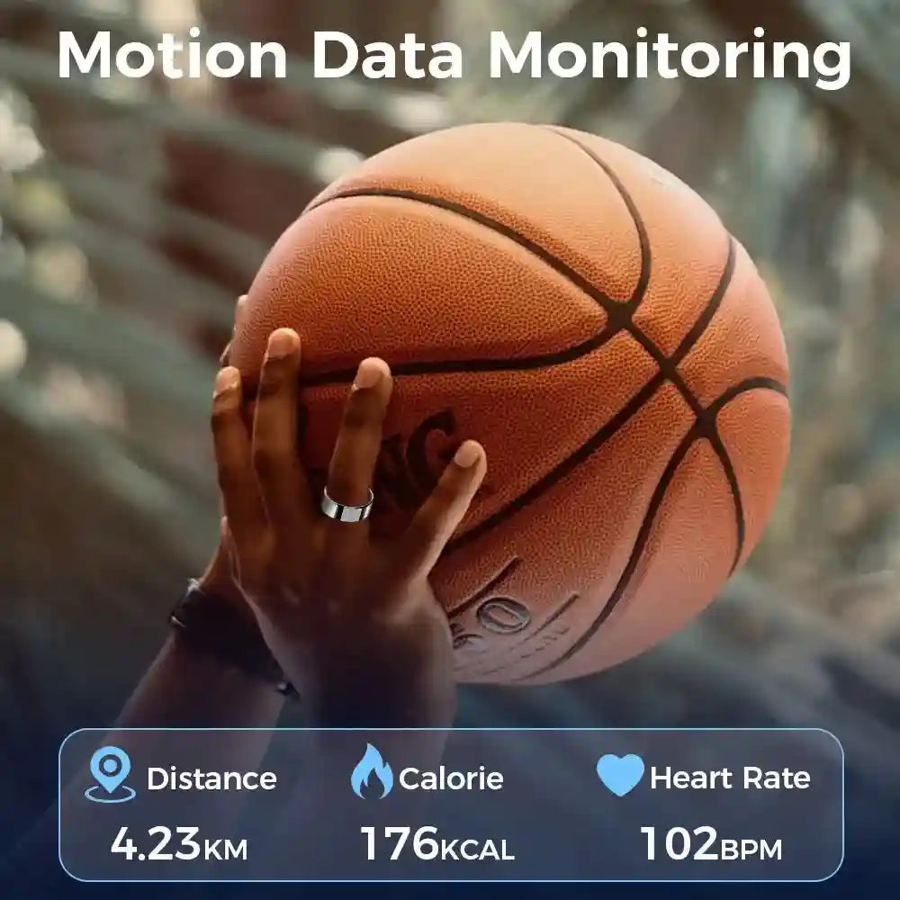 Tidesmit Smart Health Ring VR11 - Waterproof Fitness Tracker & Monitor Tidesmit