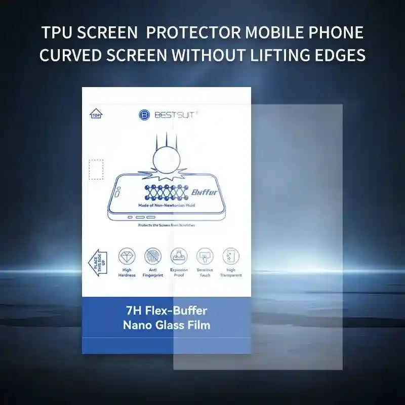 Hydrogel Screen Protector Film 120x180mm 50-Pack for All Smartphones Tidesmit