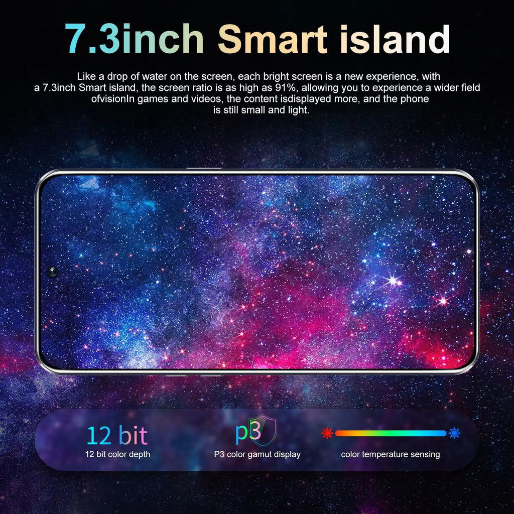Slim Profile in 2025 7.3-inch Gt20 Pro Smartphone 4g 5g Smartphone 16GB +1 Tb 48mp +108mp Dual Sim Dual Standby Smartphone