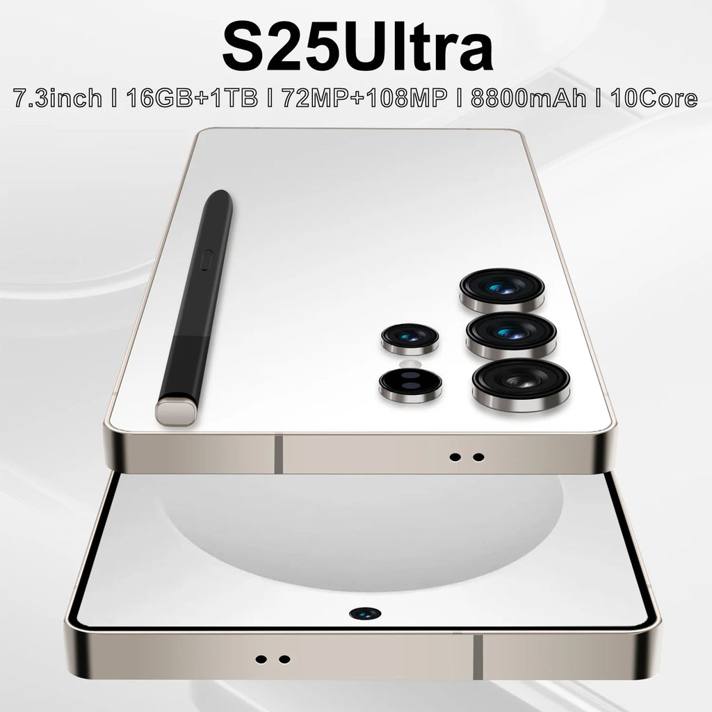 S25 Ultra 5G Smartphone - 1TB Storage, 16GB RAM, 7.3" AMOLED Tidesmit