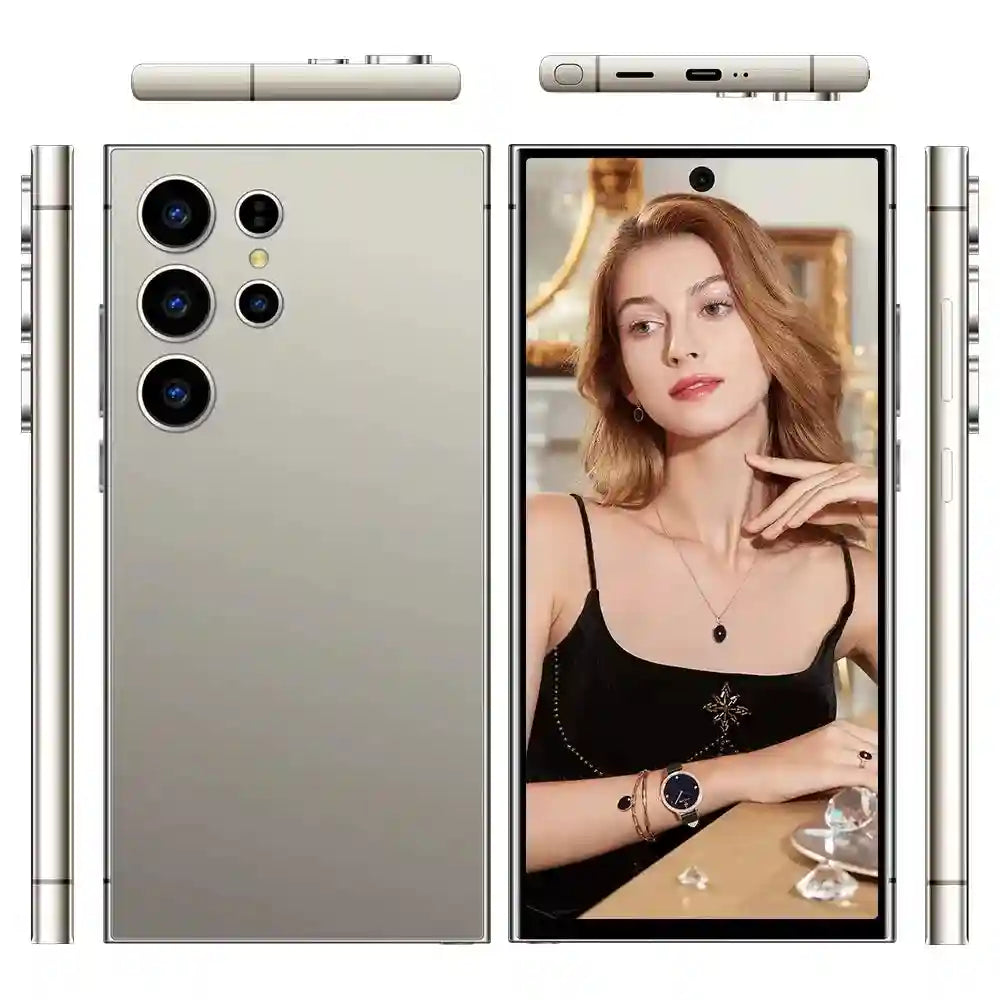 S24 Ultra 5G Smartphone 16GB RAM 1TB - Gray, Purple, Black, Gold Gray 16g Tidesmit