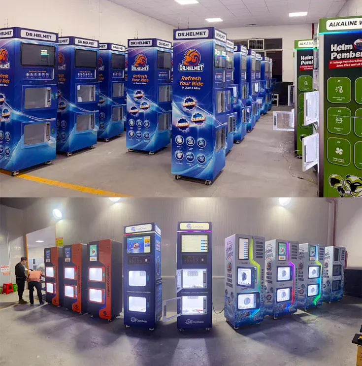 Intelligent Commercial Shoe Washing Machine UVC Sterilization High-Efficiency Drying SDK-enabled Automatic Vending Machine