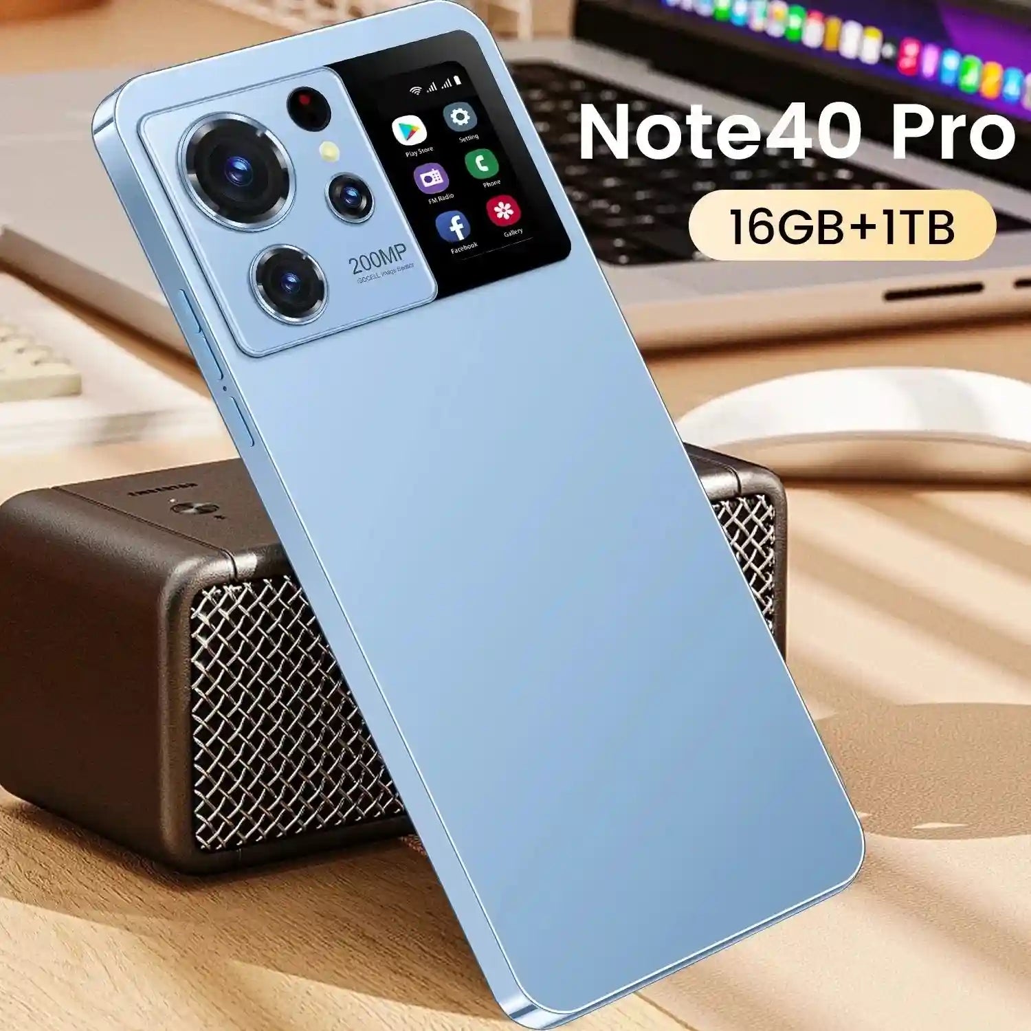 Tecno Camon 20 Pro Case with Screen Protector - Slim Military-Grade Blue Tidesmit