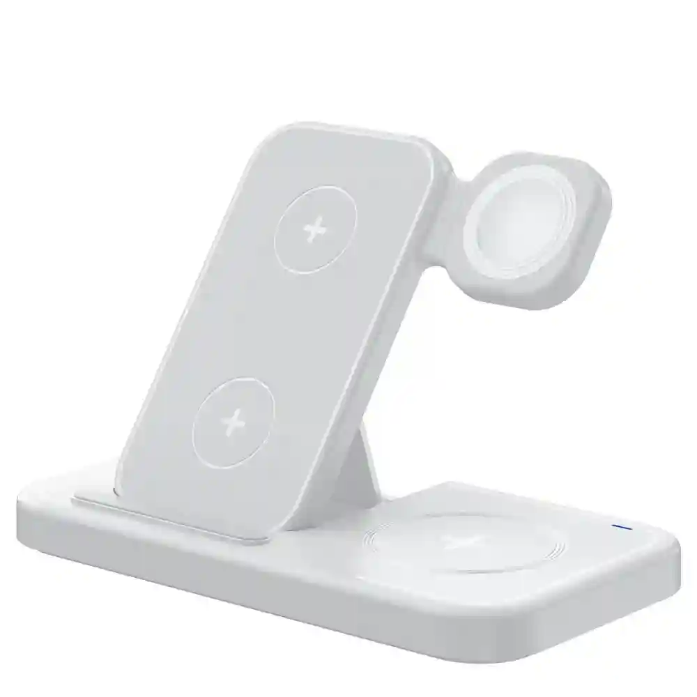 3-in-1 Wireless Charger Station | 15W Qi Fast Charging Pad for Mobile Tidesmit