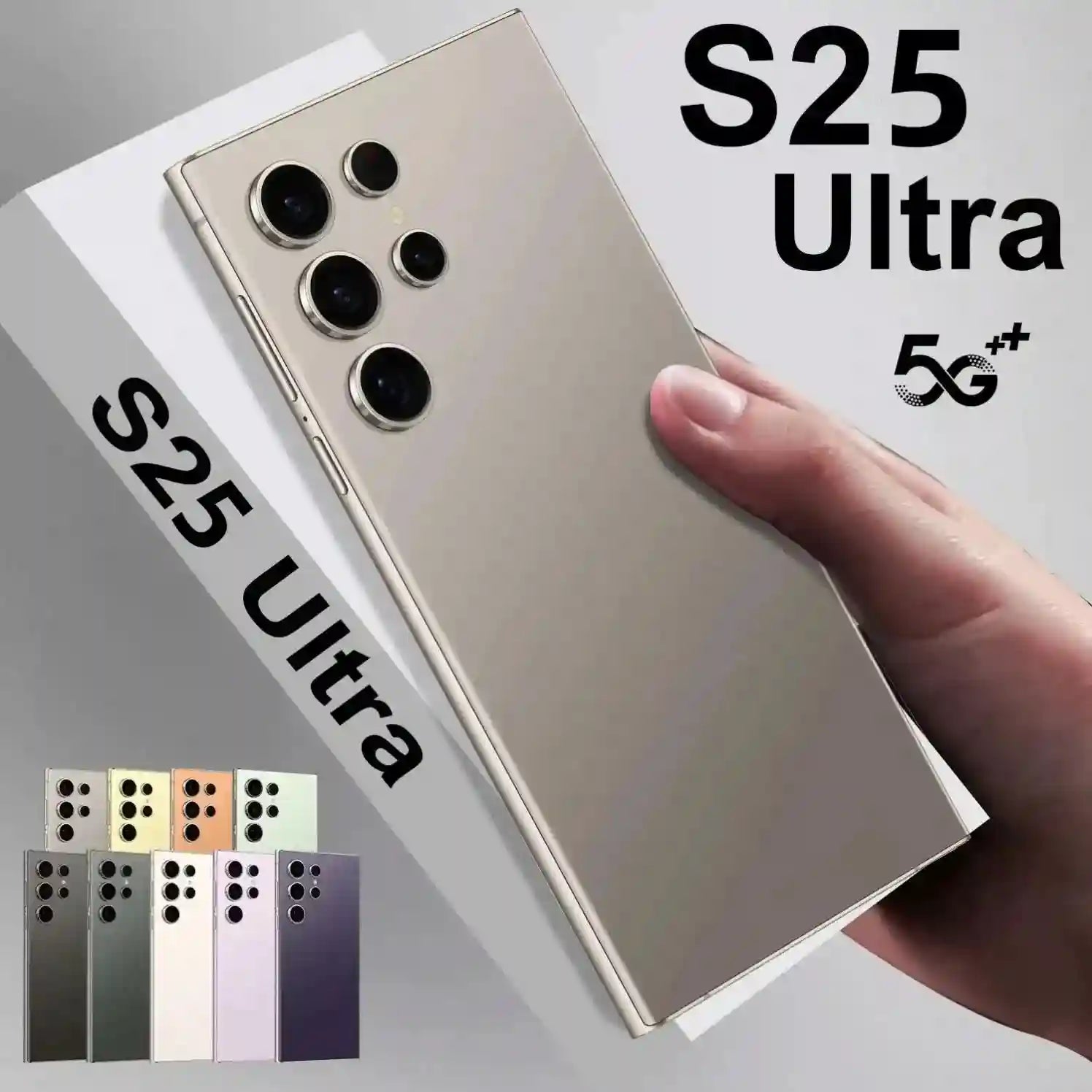 Wholesale Original Mobile Phone S25 Ultra 7999mAh Super Large Battery Android 14 Dual SIM Card Brand New 5G Smart Phones Tidesmit