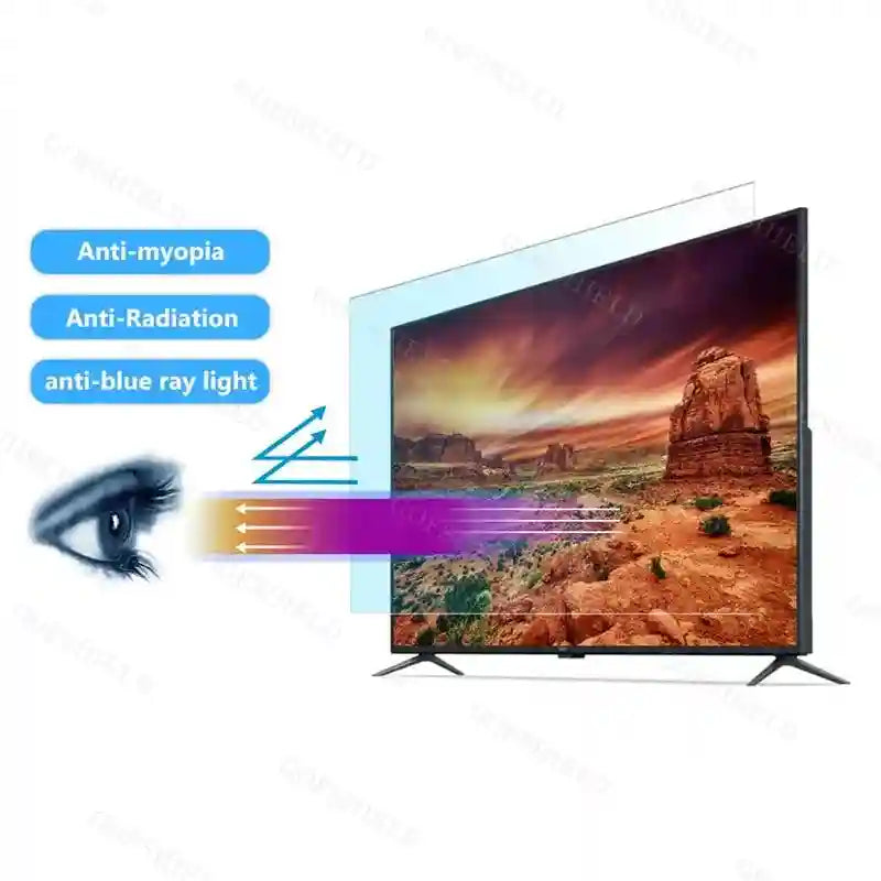 Anti Blue Light Screen Protector - UV Filter for Eye Fatigue Protection Tidesmit