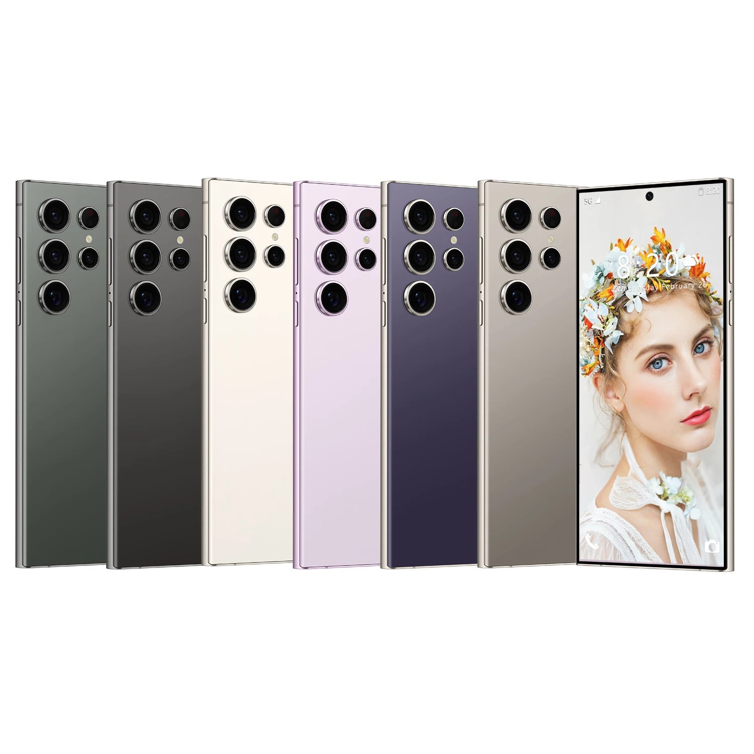 S25 Ultra 5G smartphone with 7.3 inch HD display and 108MP camera running Android 14 global version